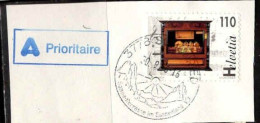 Suisse Poste Obl Yv:1515 Mi:1587 Boîte à Musique Sur Fragment (TB Cachet Rond) - Gebruikt