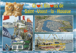 *CPM - 50 - SAINT VAAST LA HOUGUE - Multivues - Saint Vaast La Hougue