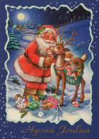 WEIHNACHTSMANN SANTA CLAUS WEIHNACHTSFERIEN Vintage Postkarte CPSM #PAJ963.DE - Santa Claus