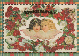 ENGEL WEIHNACHTSFERIEN Feiern & Feste Vintage Ansichtskarte Postkarte CPSM #PAH212.DE - Anges