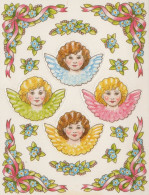 ENGEL WEIHNACHTSFERIEN Feiern & Feste Vintage Ansichtskarte Postkarte CPSM #PAG899.DE - Anges