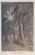 BURRO Animales Religión Vintage Antiguo CPA Tarjeta Postal #PAA183.ES - Anes