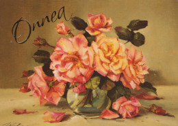 FLORES Vintage Tarjeta Postal CPSM #PBZ882.ES - Fleurs