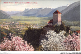 AGVP14-0986-AUTRICHE - MERAN - Schloss Tirol Und Bunnenburg - Sonstige & Ohne Zuordnung