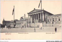 AGVP10-0716-AUTRICHE - WIEN I - Parlaments-brunnen - Reichsraths Palast - Wien Mitte