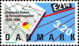 Danemark Poste N** Yv: 958 Mi:955 Institut National De Recherches Halieutiques - Unused Stamps