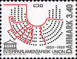 Danemark Poste N** Yv: 957 Mi:954 Centenaire De L'Union Interparlementaire - Unused Stamps