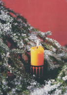 Buon Anno Natale CANDELA Vintage Cartolina CPSM #PBA251.IT - Neujahr