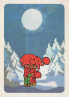 Buon Anno Natale BAMBINO Vintage Cartolina CPSM #PAY851.IT - Neujahr