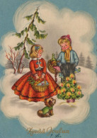 Buon Anno Natale BAMBINO Vintage Cartolina CPSM #PAY913.IT - Neujahr
