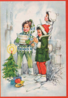 Buon Anno Natale BAMBINO Vintage Cartolina CPSM #PAY014.IT - Neujahr