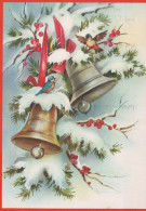 Buon Anno Natale BELL Vintage Cartolina CPSM #PAW440.IT - Neujahr