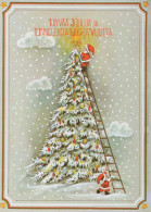 Buon Anno Natale GNOME Vintage Cartolina CPSM #PAU219.IT - Neujahr