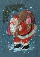 BABBO NATALE Natale Vintage Cartolina CPSM #PAJ615.IT - Santa Claus