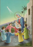 ANGELO Buon Anno Natale Vintage Cartolina CPSM #PAH836.IT - Angels