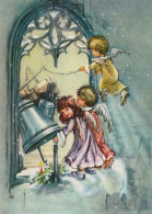 ANGELO Buon Anno Natale Vintage Cartolina CPSM #PAG961.IT - Anges