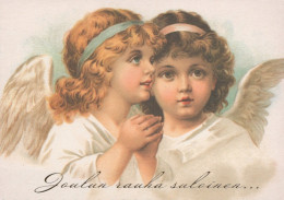 ANGELO Buon Anno Natale Vintage Cartolina CPSM #PAH213.IT - Anges