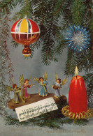 ANGELO Buon Anno Natale Vintage Cartolina CPSM #PAG900.IT - Engel