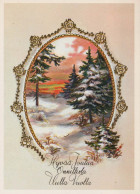 Neujahr Weihnachten Vintage Ansichtskarte Postkarte CPSM #PBN255.DE - New Year