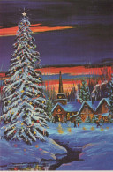 Neujahr Weihnachten Vintage Ansichtskarte Postkarte CPSM #PBM873.DE - New Year