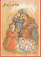Vergine Maria Madonna Gesù Bambino Religione Vintage Cartolina CPSM #PBQ081.IT - Virgen Mary & Madonnas