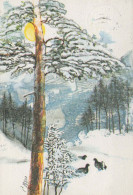 Buon Anno Natale Vintage Cartolina CPSM #PBN068.IT - Neujahr