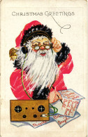 CPA - Babbo Natale, Père Noël, Santa Claus - Rilievo, Relief, Embossed, Gaufré - NV - B119 - Kerstman