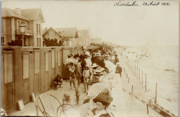 CP Carte Photo D'époque Photographie Vintage Plage Groupe Chatelaillon 14  - Couples