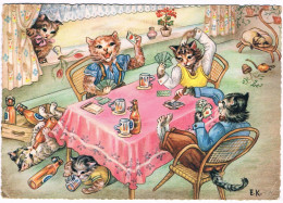 Chat Humanisés - Dressed Cat -katze Menschlich-  Geklede Poesjes Familie - Animaux Habillés