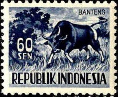 Indonesie Poste N** Yv: 124A Mi:181 Bos Javanicus - Indonésie