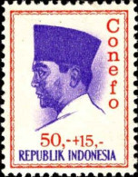 Indonesie Poste N* Yv: 423 Mi:486 Président Sukarno (défaut Gomme) - Indonesia