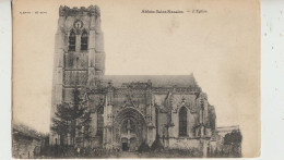 Ablain Saint Nazaire  62 Carte Circulée -L'Eglise Et La Place Animée - Autres & Non Classés
