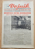 Hrvatski Vojnik 1944 Br. 35 NDH Ustasa Newspaper  Ante Vokic, General-porucnik Franjo Šimić - Other & Unclassified