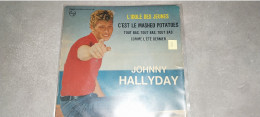 45 TOURS  JOHNNY HALLYDAY.. 4 TITRES L IDOLE DES JEUNES - Sonstige - Franz. Chansons