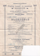 Beverlo/Beringen - Néanis Club - Uitnodiging Muziekaal Avondfeest 1912  (V3168) - Autres & Non Classés