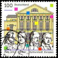 RFA Poste Obl Yv:1860 Mi:2028 Weimar-Kulturstadt Europas (Beau Cachet Rond) - Gebraucht