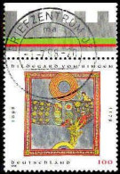 RFA Poste Obl Yv:1813 Mi:1981 Sainte Hildegard Von Bingen Bord De Feuille (TB Cachet Rond) - Oblitérés