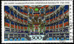 RFA Poste Obl Yv:1815 Mi:1983 250.Jahre Markgräfliches Opernhaus Bayreuth (Beau Cachet Rond) - Gebraucht