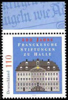 RFA Poste N** Yv:1843 Mi:2011 300.Jahre Franckesche Stiftungen Zu Halle Bord De Feuille - Ungebraucht