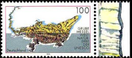 RFA Poste N** Yv:1838 Mi:2006 Grube Messel Weltnaturerbe Der Unesco Bord De Feuille - Unused Stamps