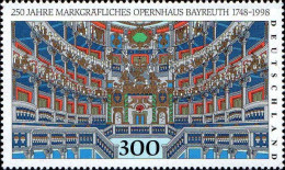 RFA Poste N** Yv:1815 Mi:1983 250.Jahre Markgräfliches Opernhaus Bayreuth - Ungebraucht