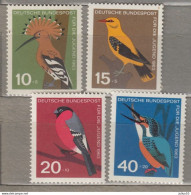 Germany 1963 Fauna Birds MNH (**) Mi 401-404 #Fauna39 - Sonstige & Ohne Zuordnung