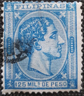 Espagne > Colonies Et Dépendances > Philipines 1878 King Alfonso XII - Value In Milesimos De Peso  Edifil N° 47 - Philippinen