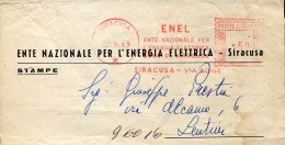 X0889 Italia, Red Meter Freistempel, Ema, Siracusa Enel Ente Nazionale - Maschinenstempel (EMA)