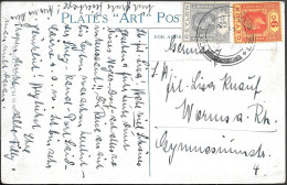 Ceylon Colombo Postcard Mailed To Germany 1920s. 9c Rate - Ceylon (...-1947)