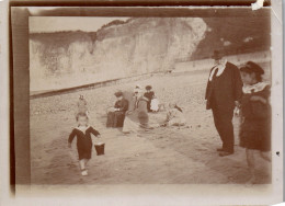 Photographie Photo Vintage Snapshot Anonyme Mers Les Bains Somme 80 Mode - Orte