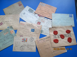 LOT 11 LETTRES FRANCE ALLEMAGNE CONGO 1913/1922 - Other & Unclassified