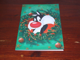 77345              CA. 11.5 X 17 CM. DOUBLE CARD - LOONEY TUNES - Comics