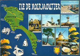 *CPM - 85 - Ile De NOIRMOUTIER - Multivue - Ile De Noirmoutier