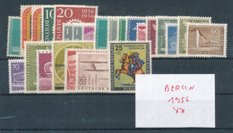 Berlin Jahrgang 1956 ** Kpl. Mi. 90,- - Unused Stamps